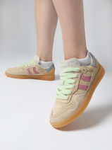 Sneakers Uit Leder Coolway Beige women 7673297-vue-porte